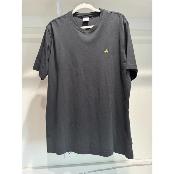 Brooks Brothers Men's 100% Cotton T-Shirt Black‎ - Picture 1 of 4